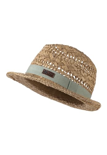 Sterntaler Strohhut Havanna - Hut Jungen mit Ripsband - Cooler Hut für Spielspaß in der Sonne - Sonnenhut Kinder für einen kühlen Kopf an warmen Tagen - beige, 51